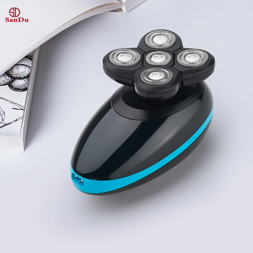 2021 New arrived 5D Rotary Shaver Heads Rechargeable USB Electric Shaver Razor for Men