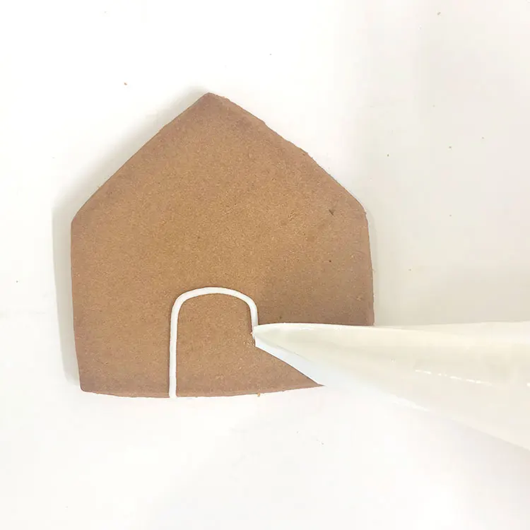 Manufactures 3d christmas cookie biscuits gingerbread house kit