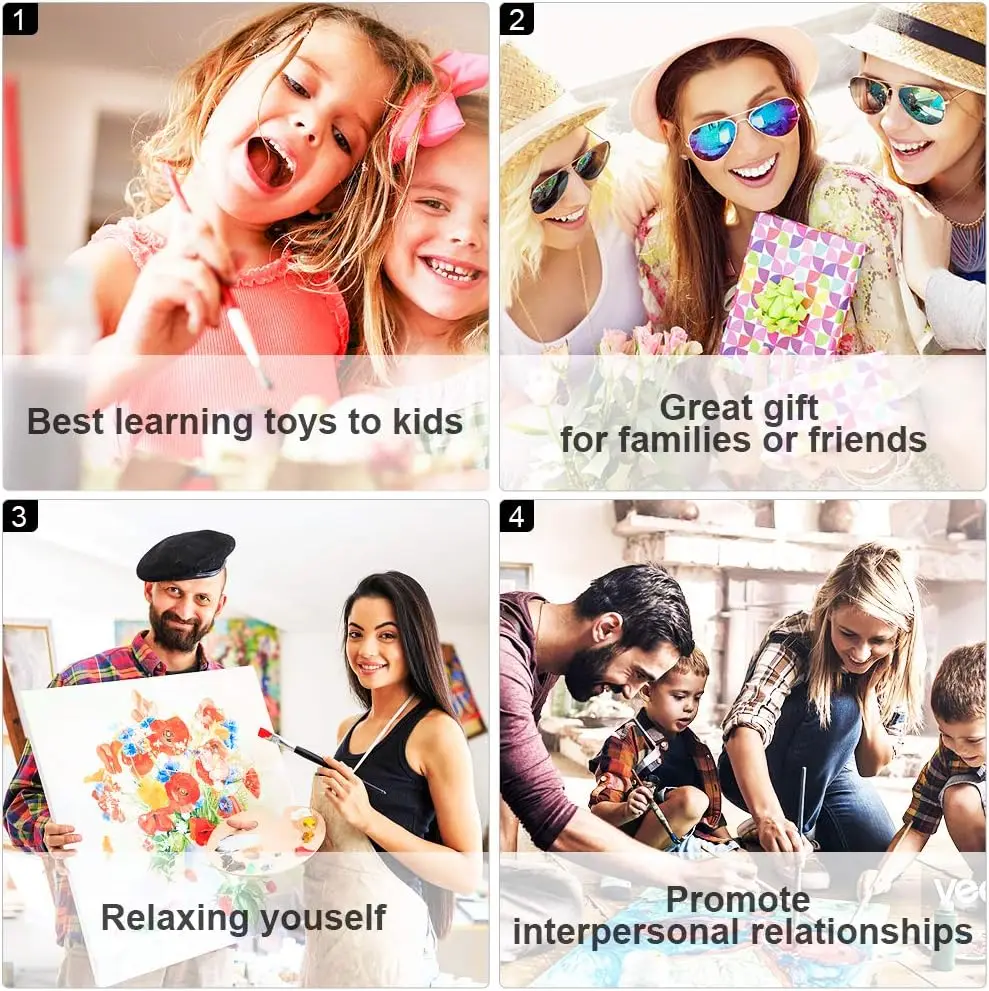 Paint by Numbers Kit beginners digital door landscape painting,DIY canvas numbers