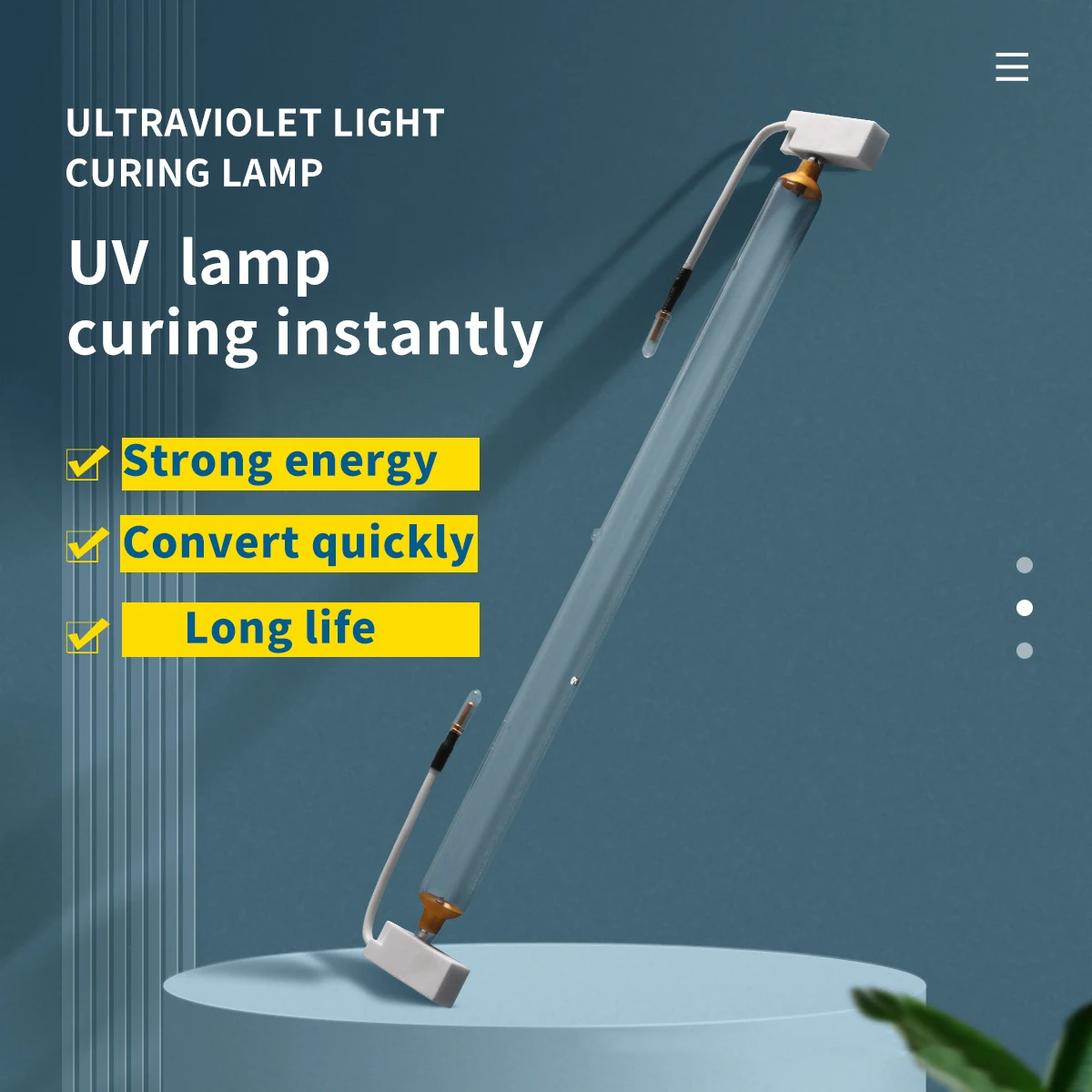 Support Custom Imported 5KW UV Curing Lamp High Pressure Mercury Lamp Rotary Press Label Machine Rotary UV Light