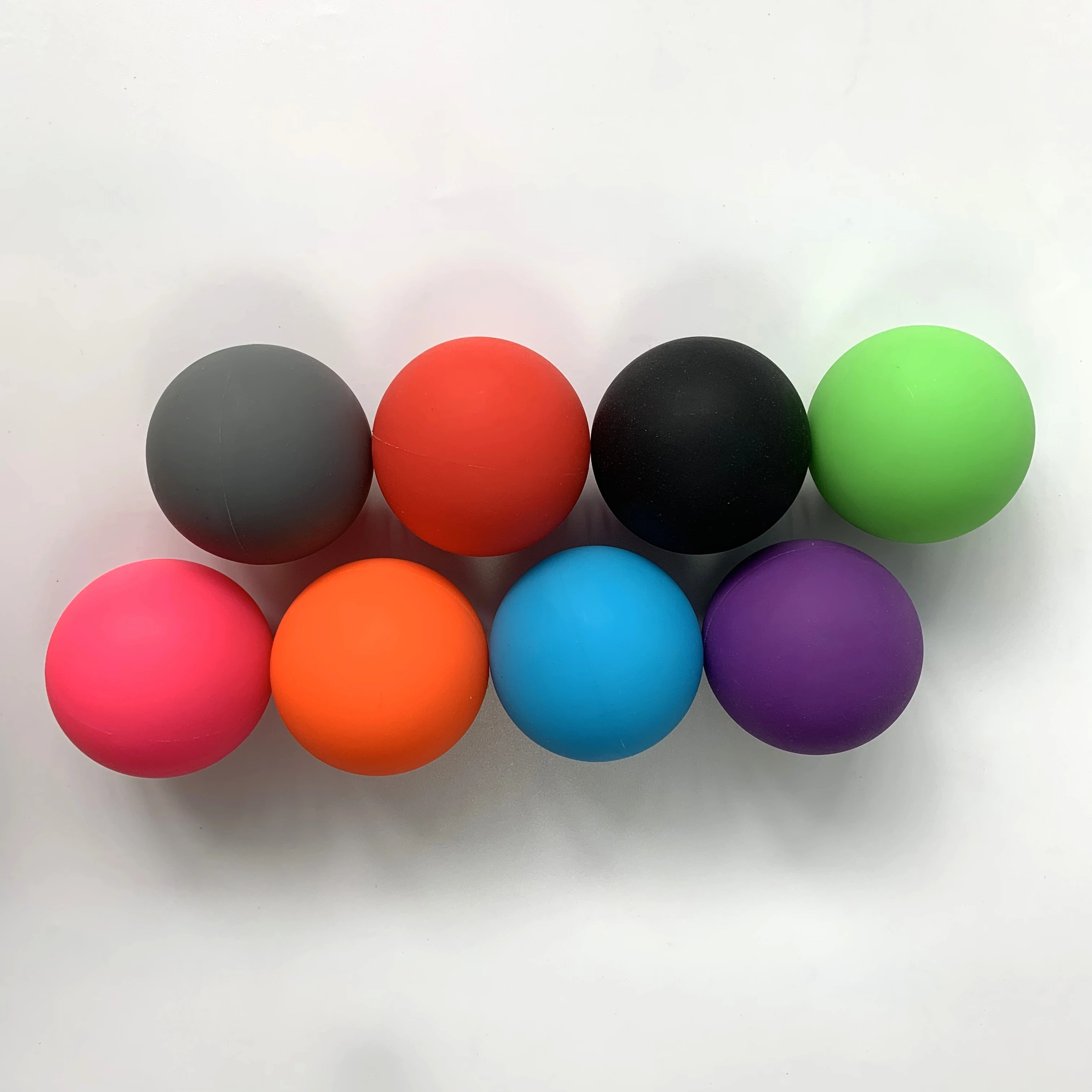 
2020 hot selling pvc and silicone massage lacrosse balls set for muscle relief 
