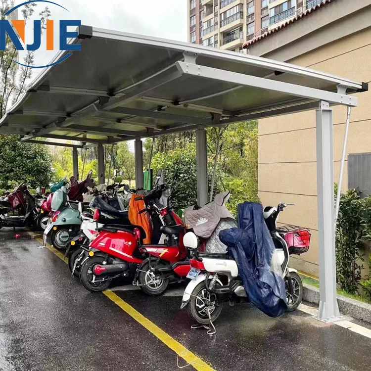 2024 Easily Assemble Modern Outdoor Waterproof Sun shade Free Standing Carport for motorcycle