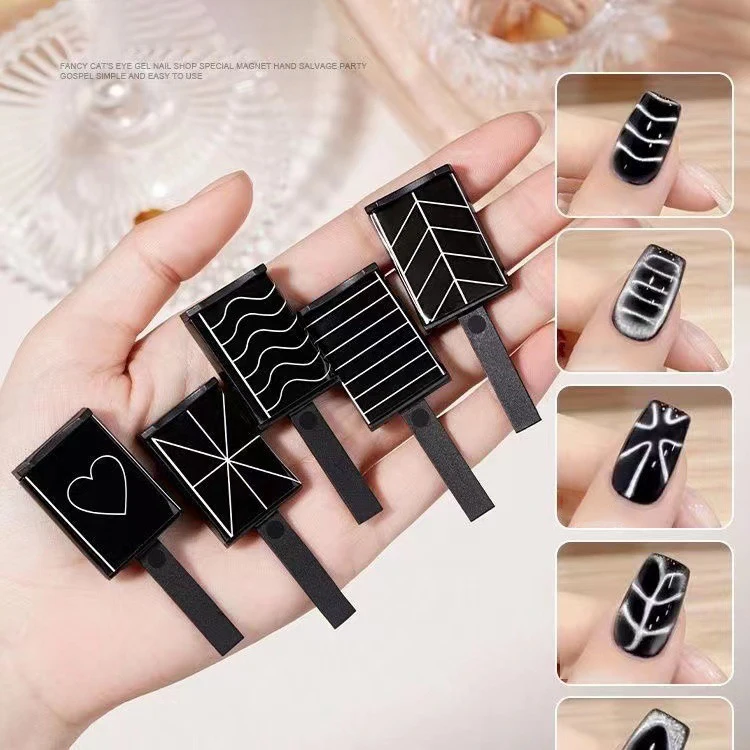 Professional Double-Ended Strong Nail Magnet for Cat Eye Gel Nail Polish Suitable for Personal DIY or Nail Salon