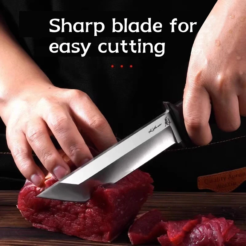 4.72 in Warrior Outdoor Paring Knife Kitchen Fruit Knife Professional Peeling Small Straight Knife