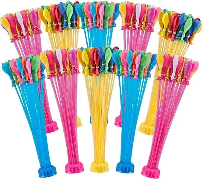 111pcs/Bunch Packing Out Door Games Latex Neon Magic Water Ballons Quick Fill Summer Toys Bomb Games Toy Party Water Balloons