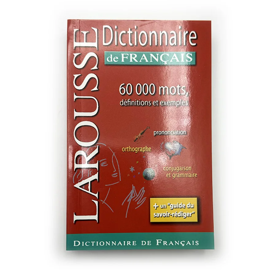 Cheap School Learning Books Softcover Africa Dictionary Custom Textbook French Dictionary