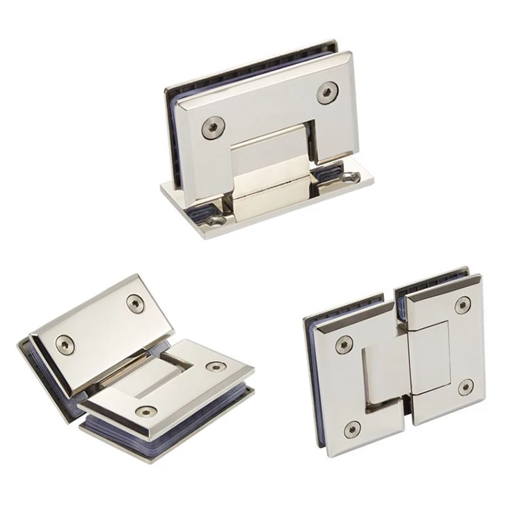 180 Degrees Aluminium Alloy Hinge For Glass Glass Door Pivot Hinge Shower Booth Hinge Wall To Glass