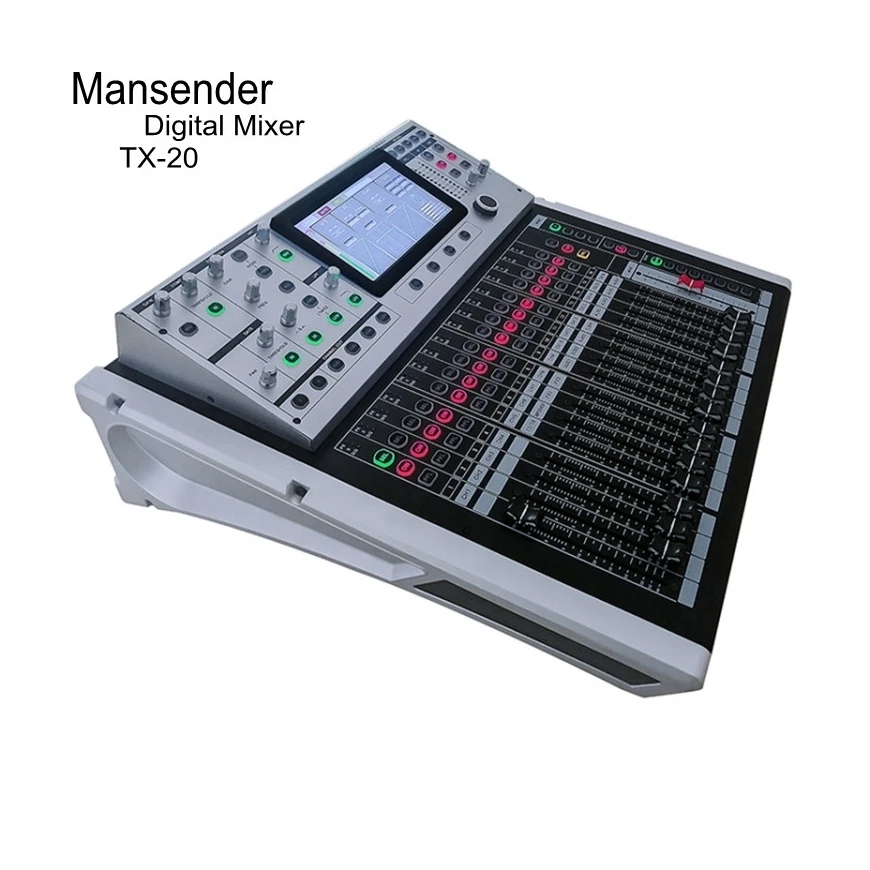 TX-20 цифровой микшерный пульт аудио профессиональный аудио вещания DJ звуковая система DSP эффектов смеситель цифровые видео микшерный пульт