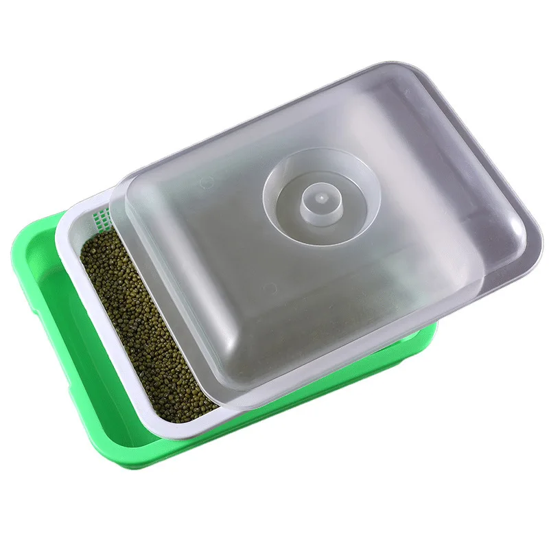 Sprout Bean vegetable planting with high cover lid heat preservation and moisturizing seedling tray soilless cultivation kit
