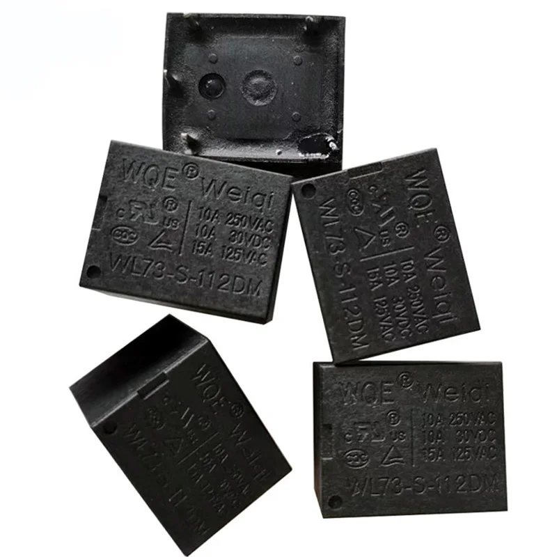 T73 0.36w 0.45w power relays black blue color type 7A 10A 16A 4PIN 5PIN 3V/5V/9V/12V/24V/48V electromagnetic PCB relays