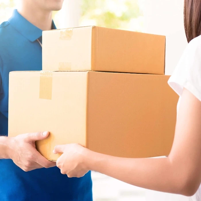 Cardboard Shipping Box Custom Brown Corrugated Cardboard Moving Box Packing Boxes for Moving Business Mailing Package Heavy Duty