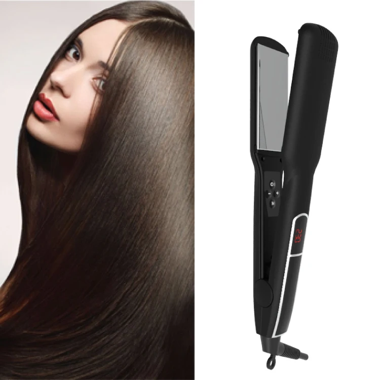 Custom Salon Ceramic Hair Straightener Manufacture Titanium Flat Iron 450 Degrees Hair Straightener