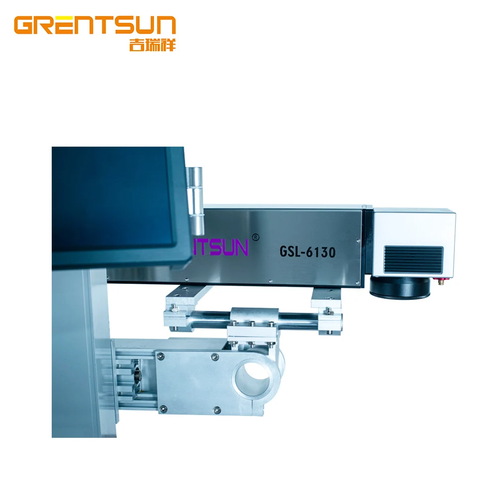 2024 best price flying online laser uv coding printer fiber laser marking machine for pvc cables/wire  extrusion line