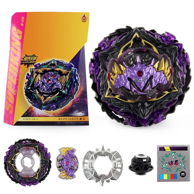 Wholesale Metal Fusion Beyblades Burst GT Plastic Bayblade Launcher 3D Spinning Top B175