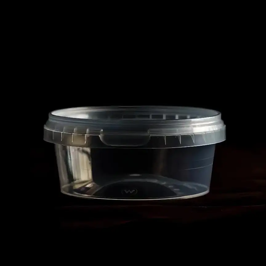 Customized transparent or clear disposable  food grade plastic container making machine for packaging