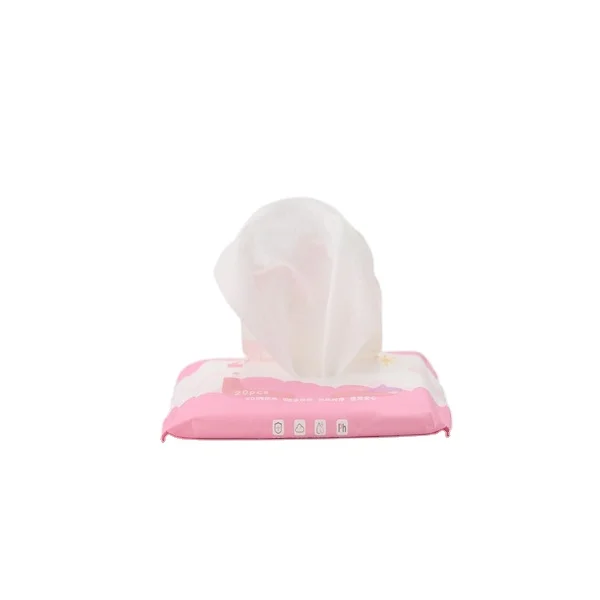 Plant wipes Ladies makeup remover clamshell wholesale private label disposable organic warmer baby wet wipes