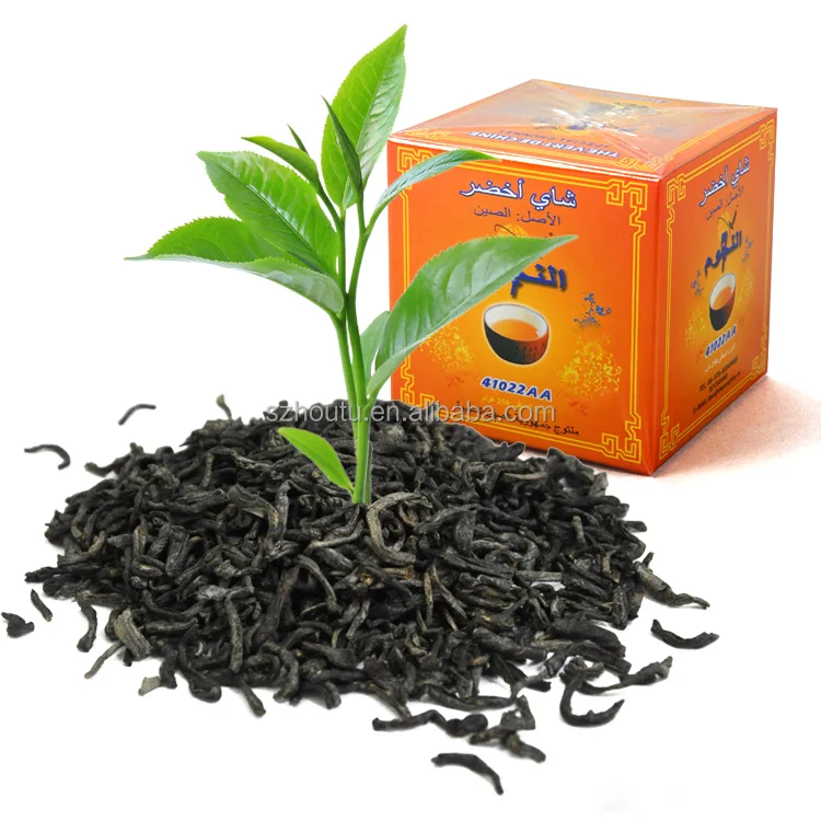 China Green Tea Morocco Chunmee Loose Leaf Health Tea Box and Bulk Packaging Specialty Vert De Chine for Maroc