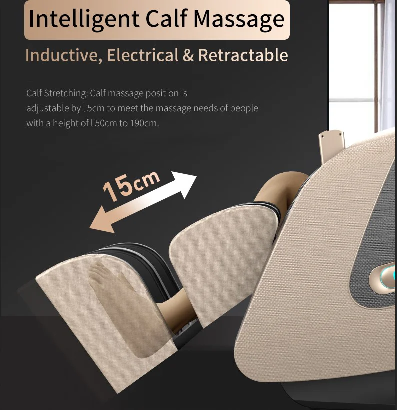 New Shiatsu luxury footrest kneading ergonomic executive office 4D massage chair