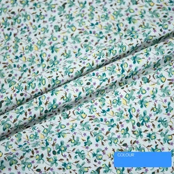 Danlu Print Fabric Manufacturer for Lady Dress 100% Rayon Soft Hand Feeling Breathable Flower Printed Rayon Fabric Woven Stretch