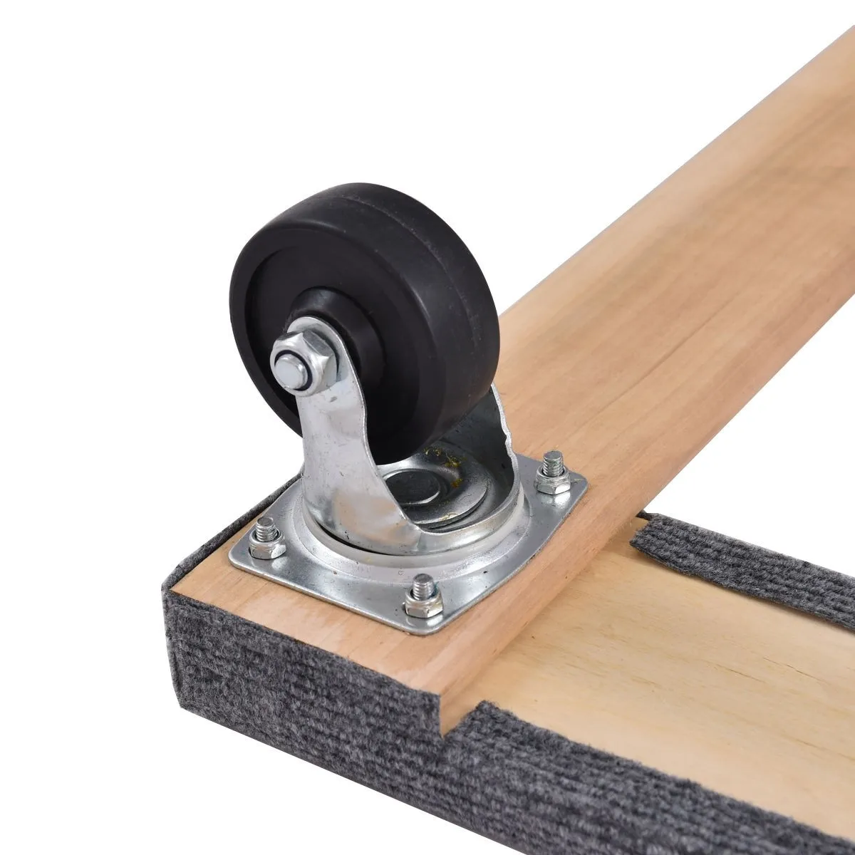 Hot Sale High Quality Wood Four-Wheel 600x400 mm Moving Dolly with carpet for Short-Distance Transportation