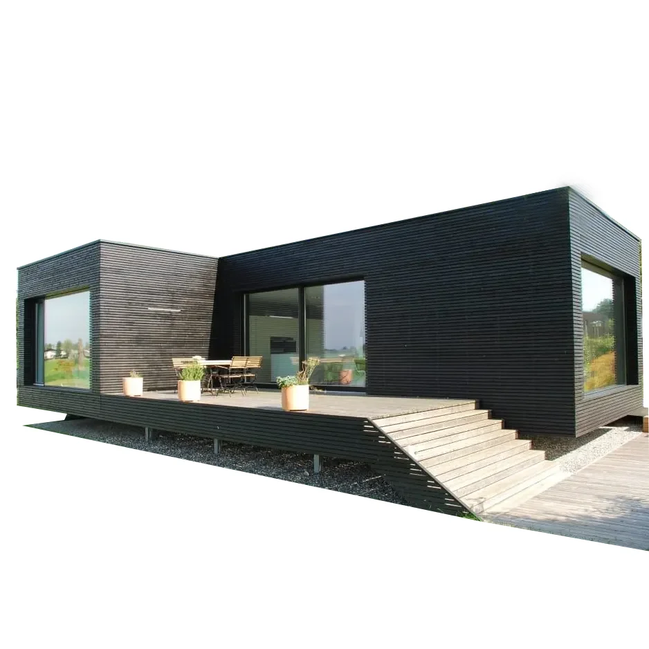 2 bedroom modern design container house prefab container house with solar electricity