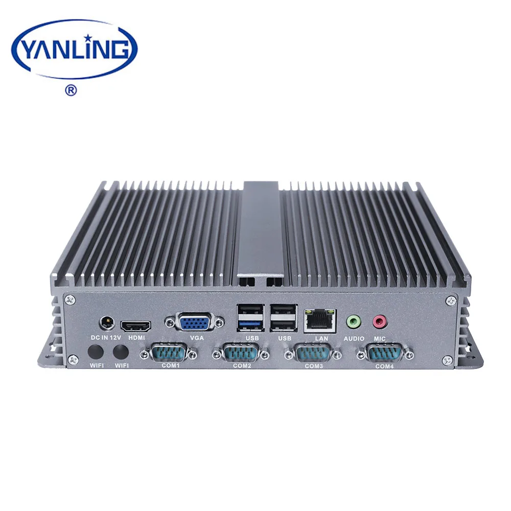 Яньлин Новые товары коробка промышленный компьютер J1900 Quad Core 1 Lan Ubuntu Mini PC OEM/ODM