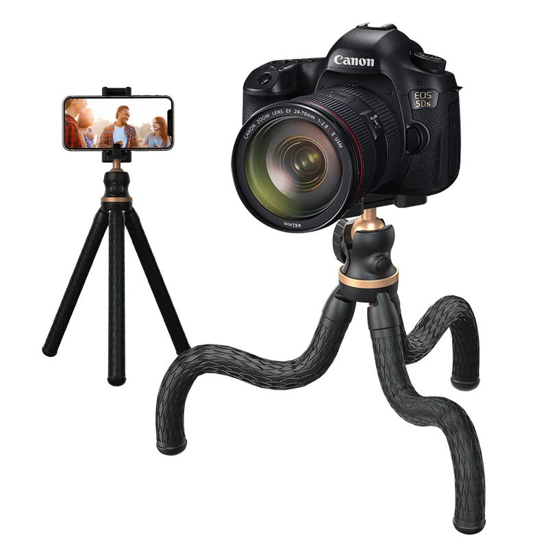 
Waterproof 360 Degree Smartphone Mini Flexible Tripod Octopus DSLR Tripod for Mobile Phone Camera 