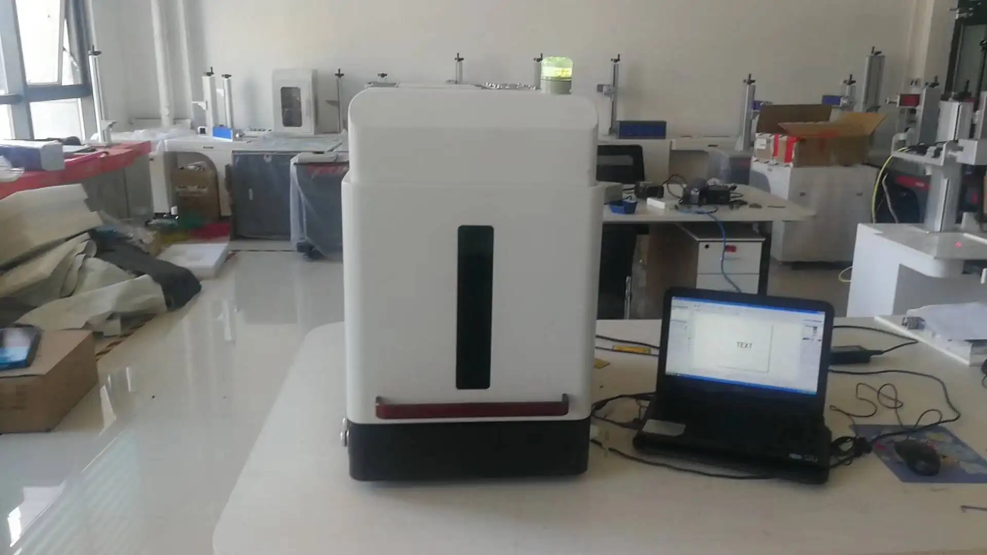 High precision pvc id card laser printer 5W UV laser marking machine