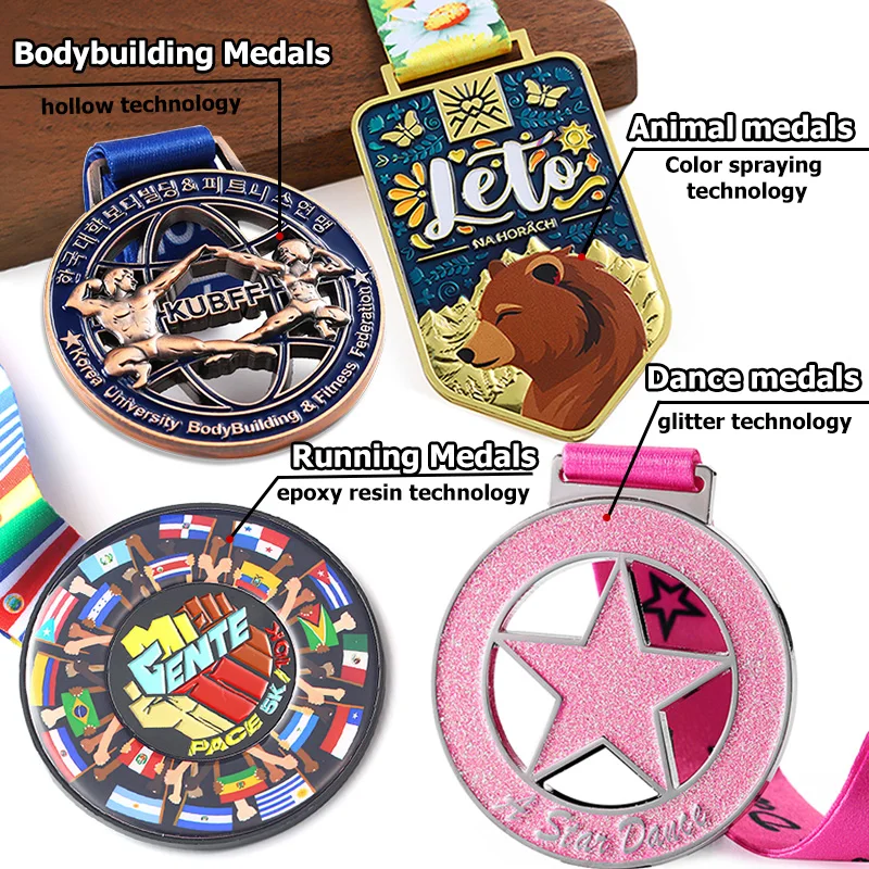2024 China Zinc Alloy Metal Medal Customization 2d 3D Boxing Medal Bespoke Judo Jiu Jitsu Bjj Kung Fu Karate Taekwondo Medal