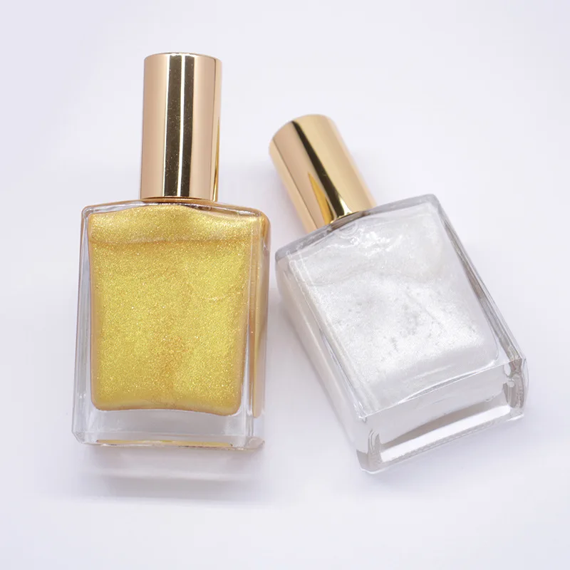 High Pigment Private Label Body Shimmer Oil Liquid Glitter Highlighter Waterproof Mist Body Shimmer Spray