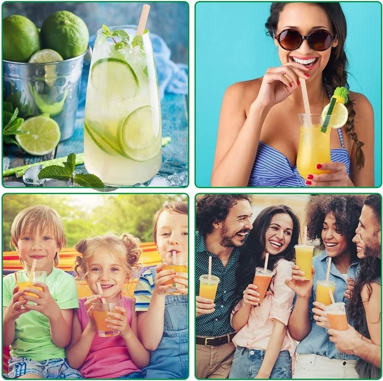 Китай большие объемы биоразлагаемые многоразовые трубочки для питья из бамбука 8 мм китайская фабрика трубочек по оптовой цене