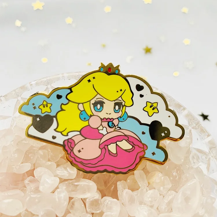 Factory Cheap Long Needle Bulk Animal Cute Anime Kpop Metal Souvenir Badge Hard Pride Custom Logo Soft Lapel Enamel Pin