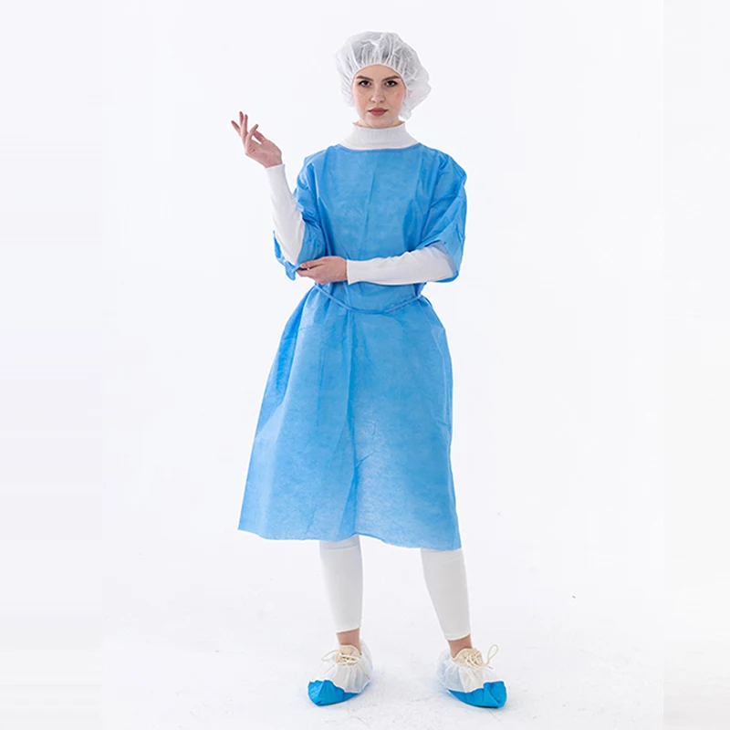 Xianzhibo Disposable Patient Gown Sleeveless Hospital Patient Uniform Clinic Physical Examination Gown  Surgical Sterile Drapes