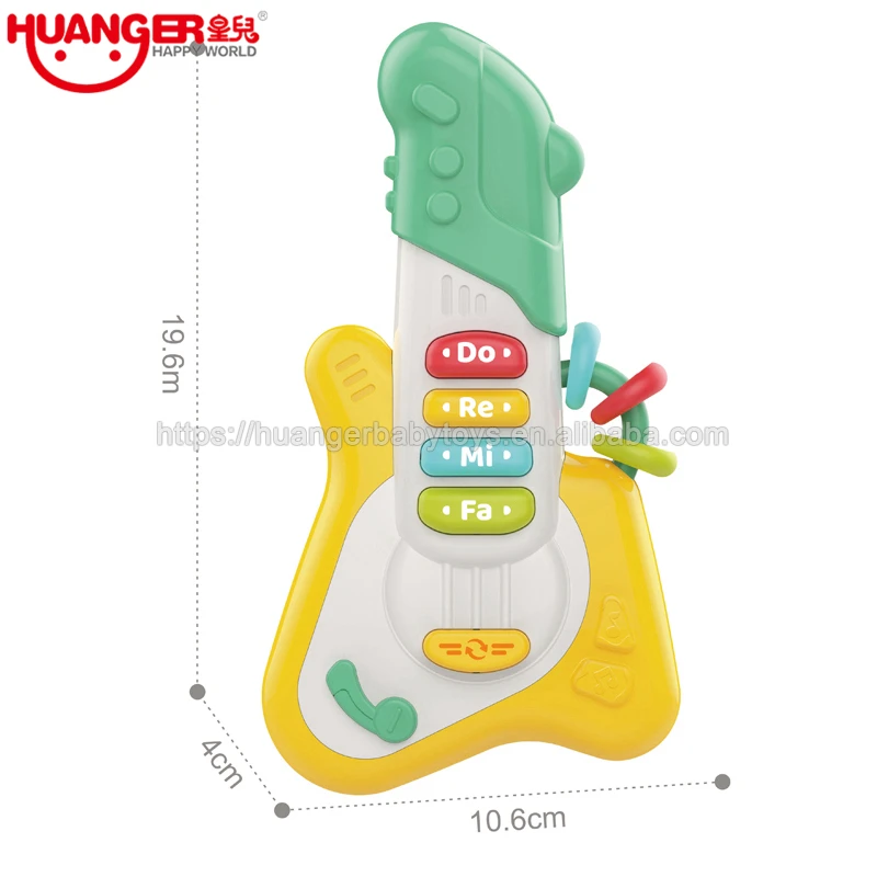 Huanger HE0551 Музыкальные инструменты пластиковая игрушка гитара детские игрушки мини-игрушка