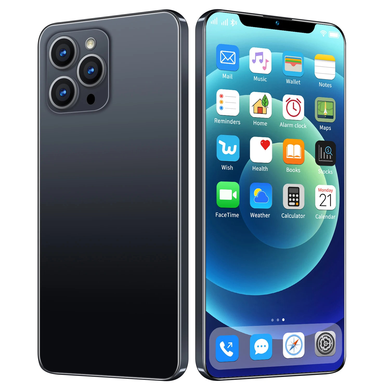 I13 PRO Max 6 7 дюйма 21 Мп + 48 МП 12 Гб 512 5800 мач Android смартфон 10 ядер полный экран сотовые телефоны большая емкость