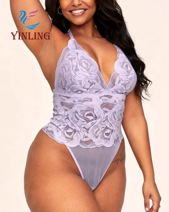 2022 New Design Blue One Piece Slip Dress Lace Hammock Women Sexy Lingeries