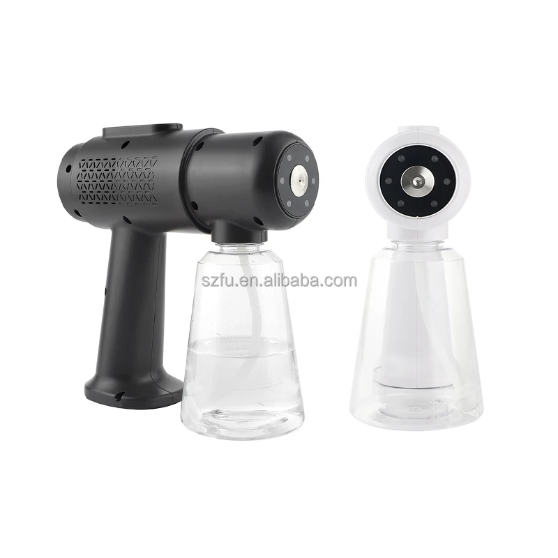 2200mAh Rechargeable Mini Electric Touch Up Alchohol disinfection Battery Spray Gun Wireless Sanitiser Atomizer Cordless Nano Sp