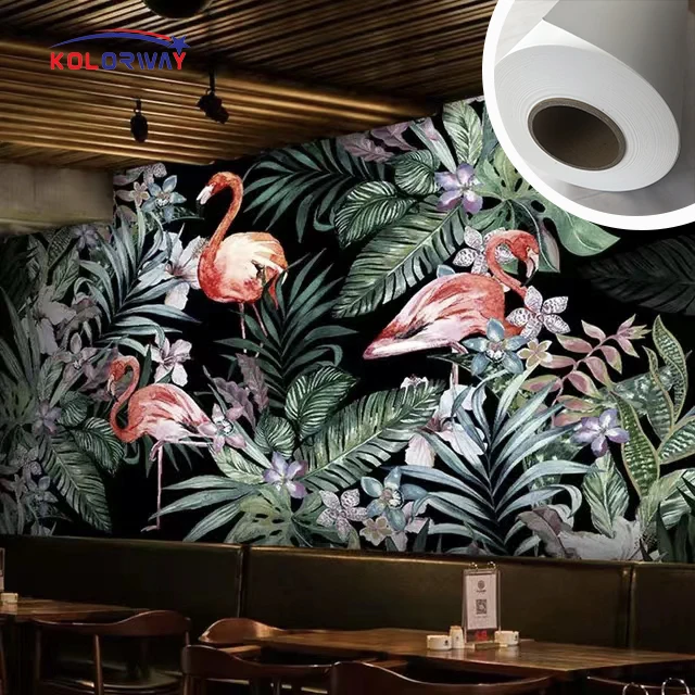 Wholesale Blank Seamless Silk Texture Wall Covering Wall Cloth Blank White Printable Wall Covering Roll