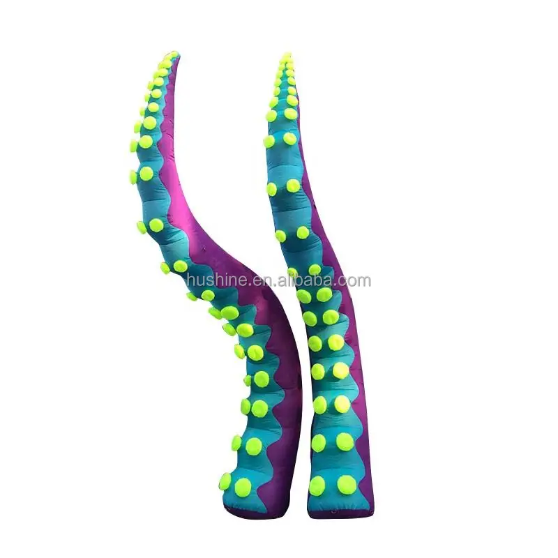 custom giant outdoor decorative inflatable octopus tentacle for advertising Event Stage Party decoration inflatable tentacle