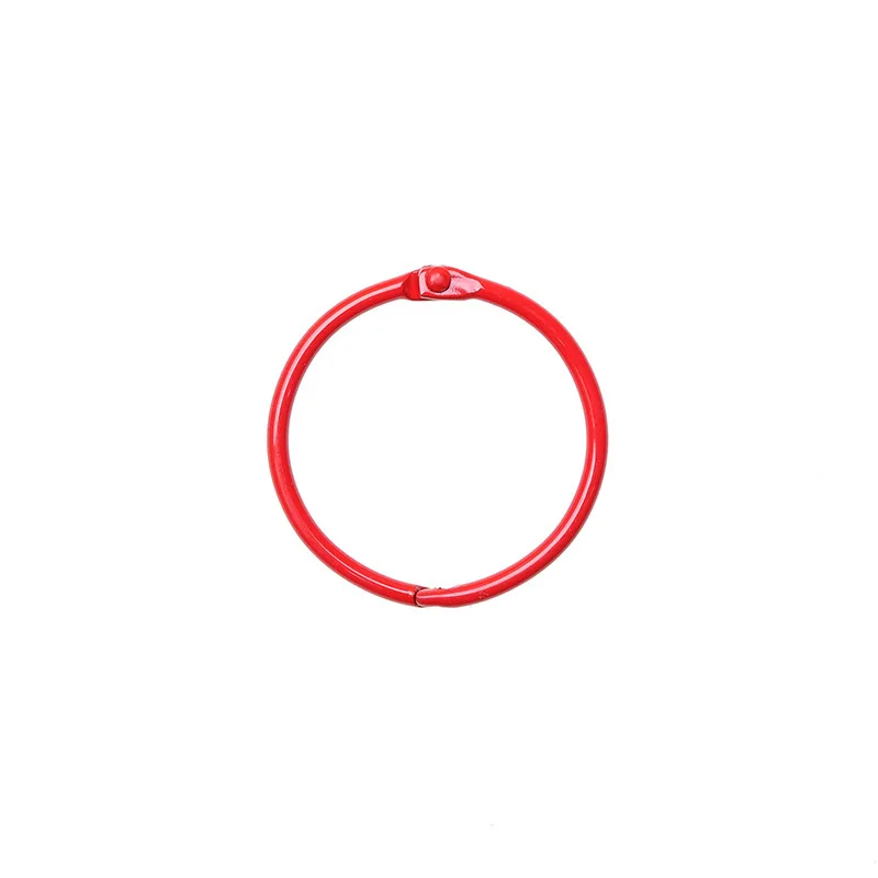 45mm Creative Diy Metal Key Chain Pendant O Shape Closed Ring Paint  Color Open Ring C Key Connect Ring