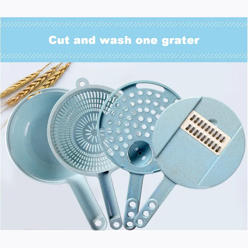 New arrival High Quality Multi-Functional Manual Vegetable Crinkle Shredder Cutter Slicer