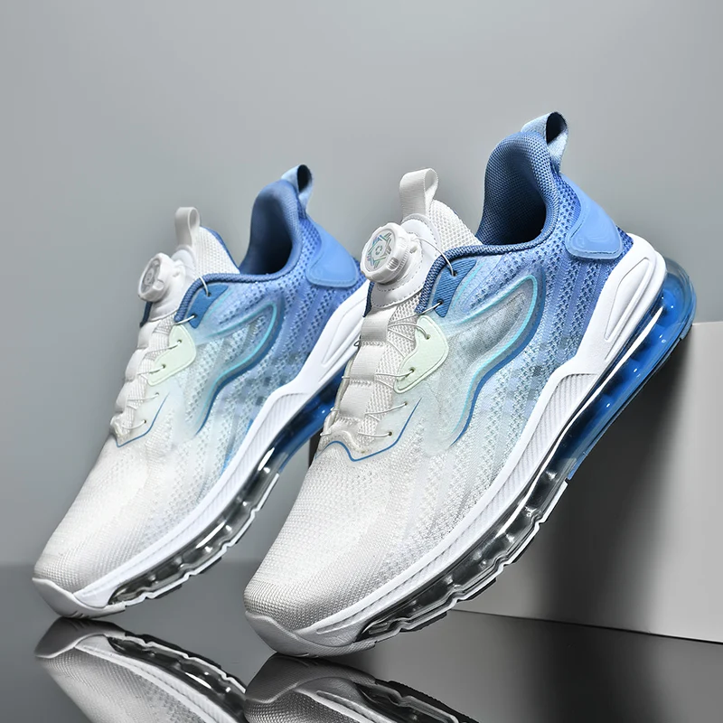 Custom Logo Running Shoes Fitness Spring Jogging Sneakers Air Cushioning Mesh Sneakers Casual Shoes Zapatillas Deportivas