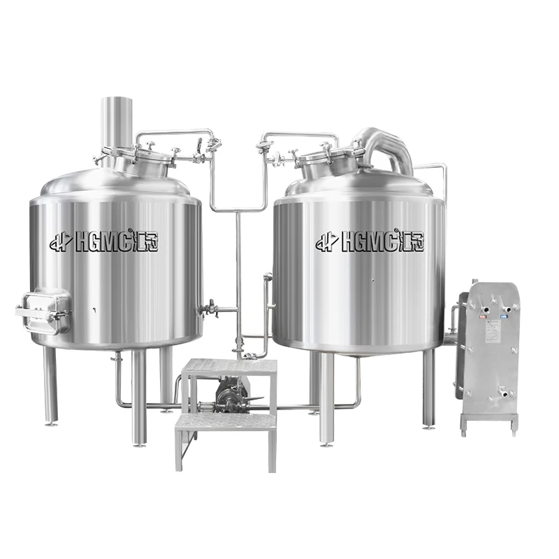 Pilot brewery system 500L Microbrewing equipment 2 vessels beer brewing equipment