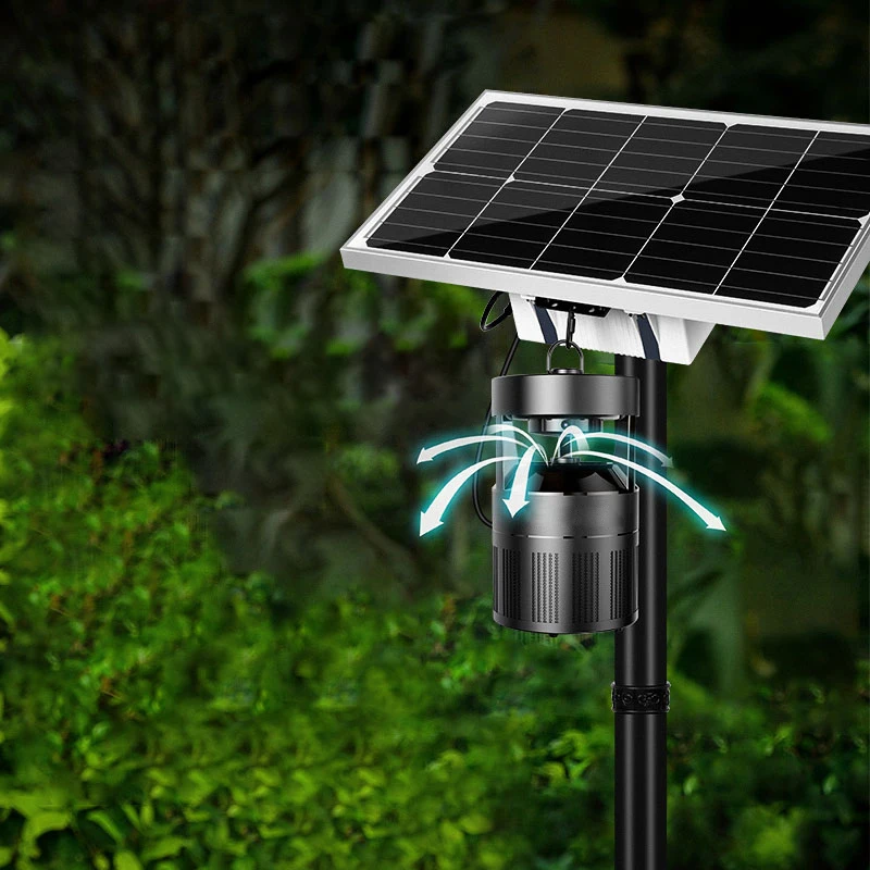 outdoor CO2 anti solar  mosquito killer light insect hanging fly  trap zapper solar mosquito killer  lamp