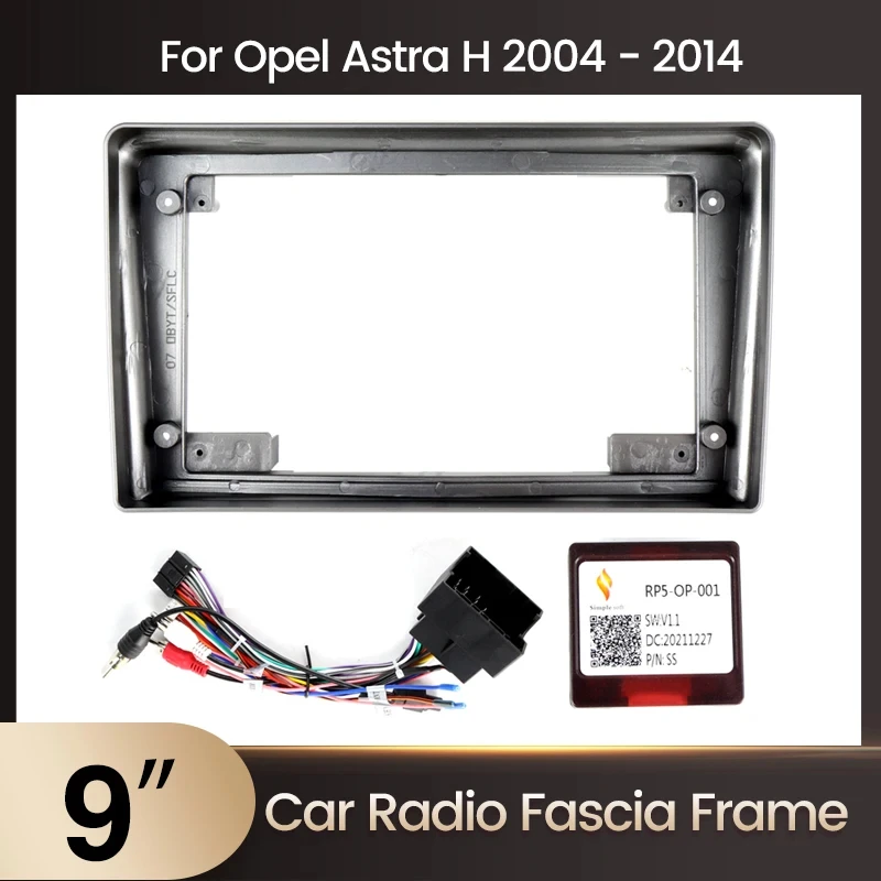 9 дюймов для Opel Zafira B Astra H 2004 - 2014 Android стерео панель установки приборной панели Canbus кабельная приборная рамка