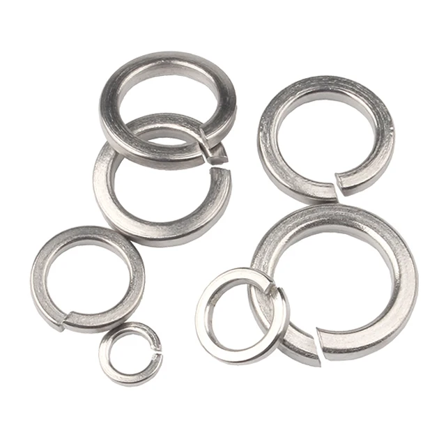 Hardware Fastener Supplier stainless steel Split Lock Washer Zinc Plated Steel Spring lock Washers