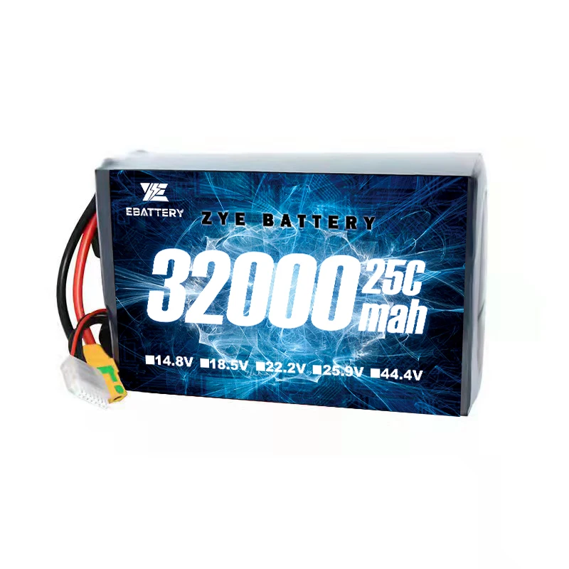 32000mAh 44000Mah 22.2v 5s 6S 12s 14s 25C 710.4WH LiPO Battery for Big Load Multirotor FPV Drone Hexacopter Octocopter