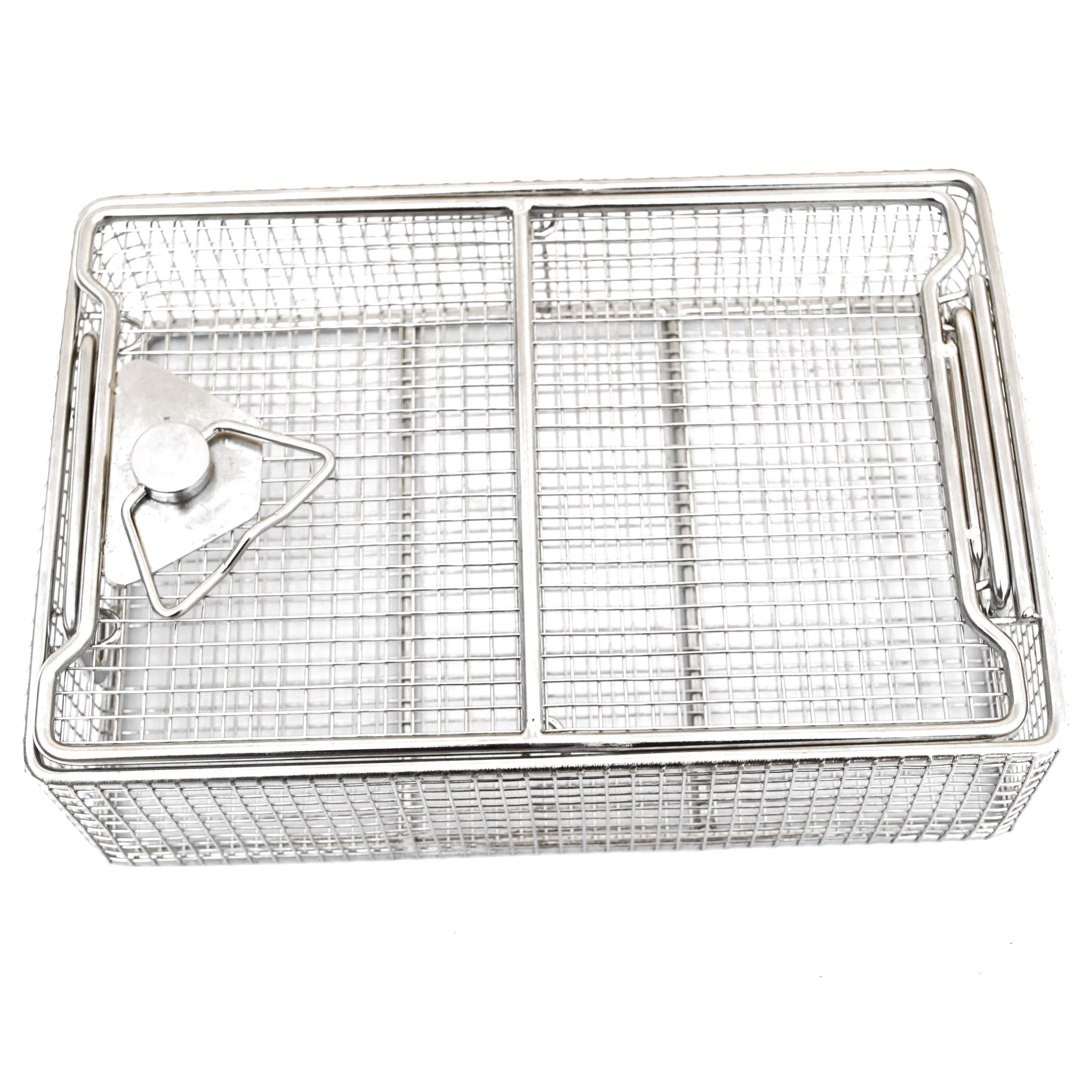 NDT Custom Size Stainless Steel Ultrasonic Sanitary Component Basket Food and Beverage Cleaning System Cleaner Tank Basket