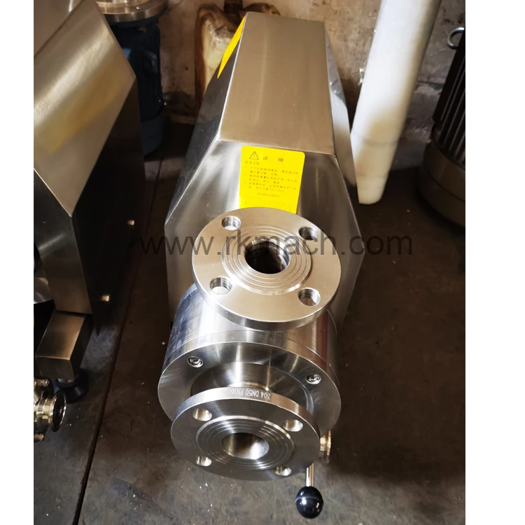 stainless steel 304 316L high shear mixer pump for washing soap