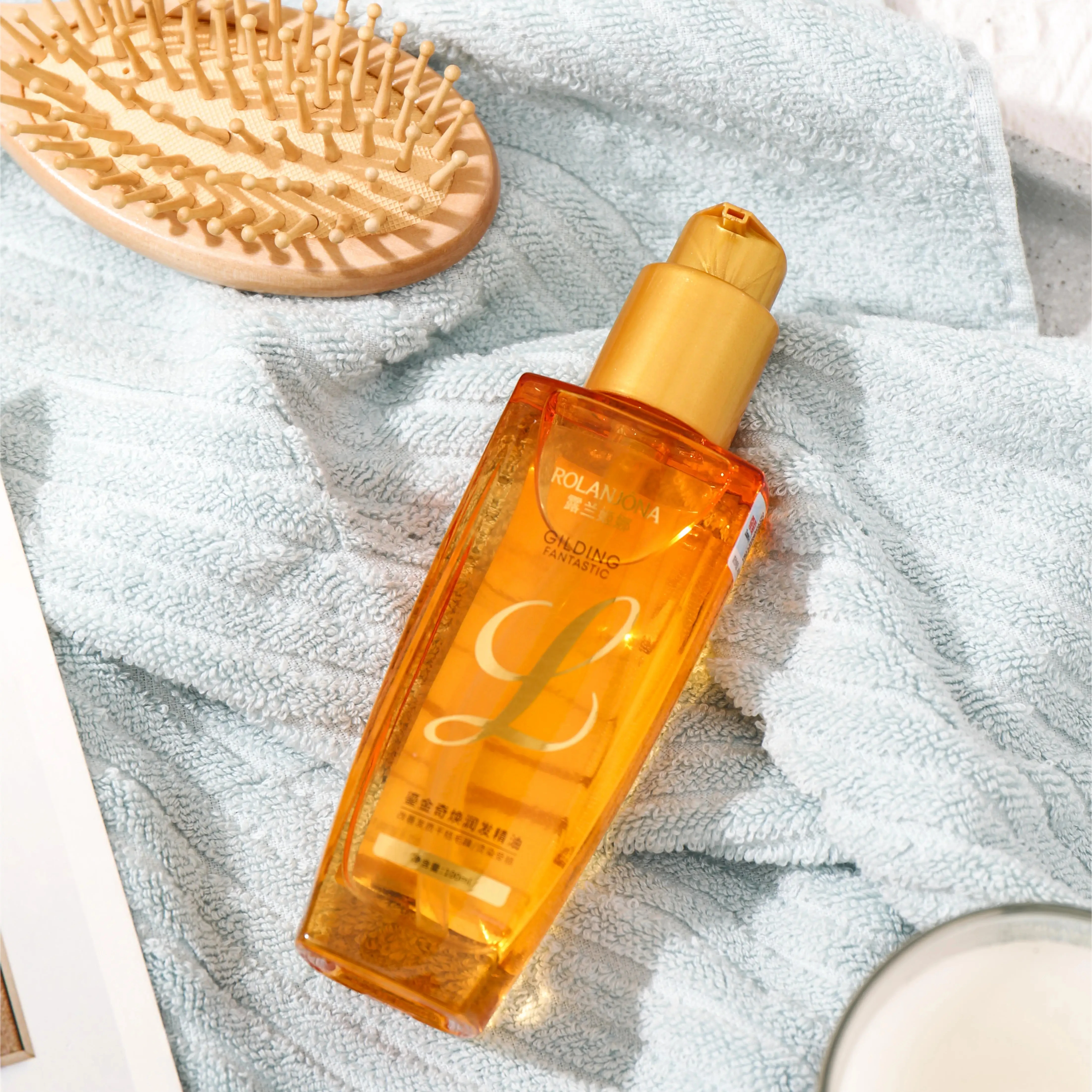 New Arrival Private Label Rolanjona GILDING FANTASTIC HAIR OIL Hair Care For Repairing Nourishing Soothing Essential Oil